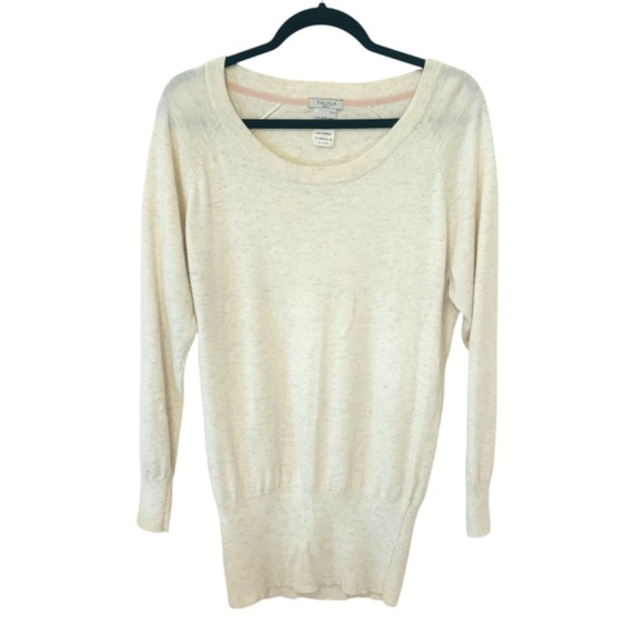 Aritzia Talula Cream Cashmere Angora Blend Sweater SZ Small - Picture 2 of 7